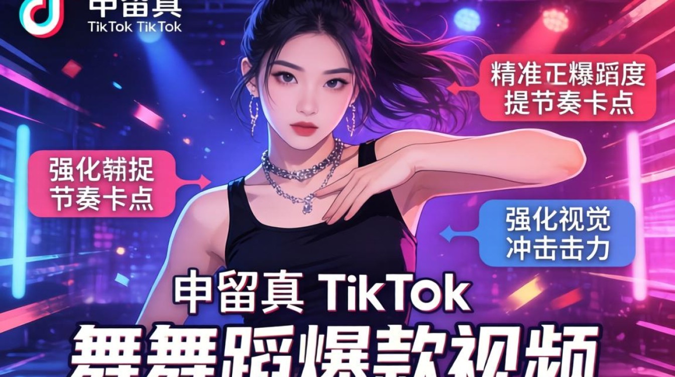 申留真 TikTok 跳舞视频怎么剪辑