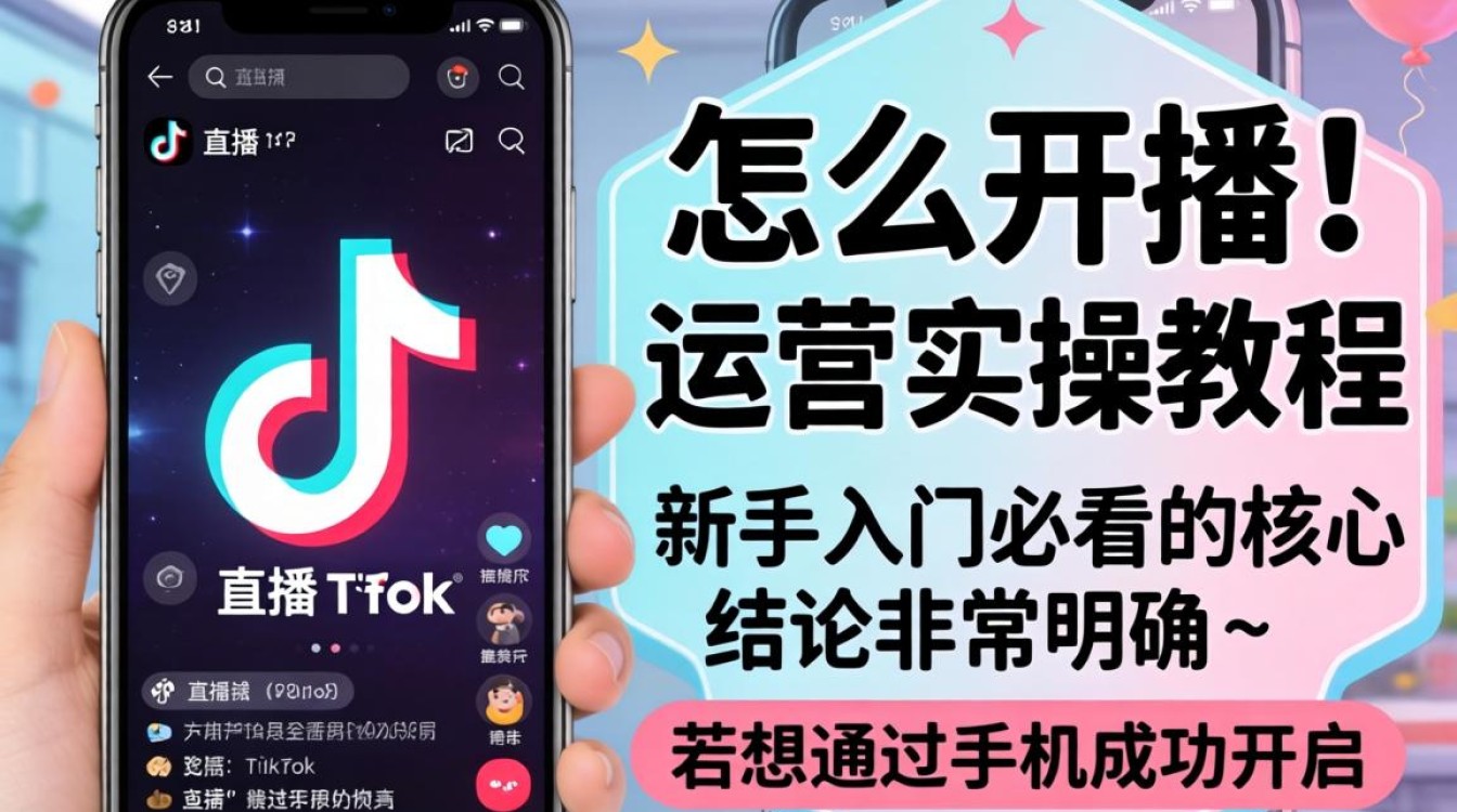 TikTok 直播手机怎么开播