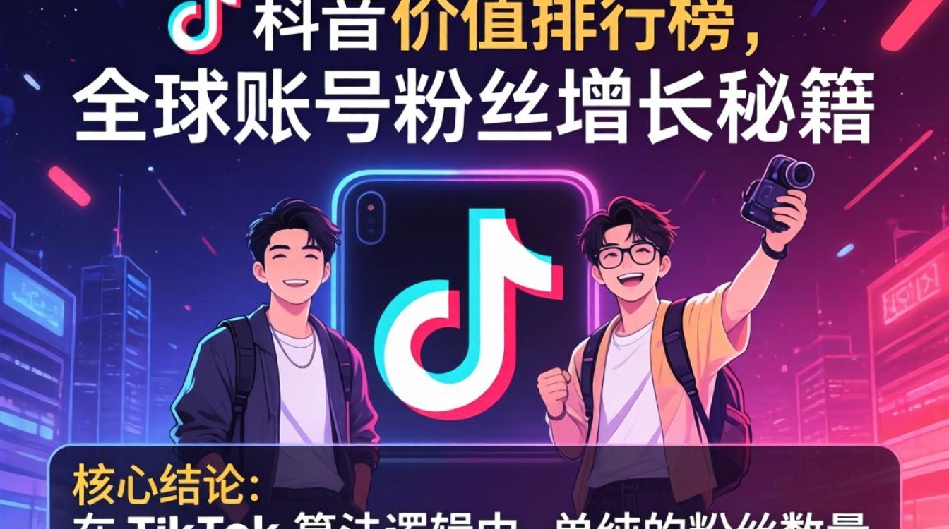 TikTok 价值排行榜 全球账号粉丝增长秘籍