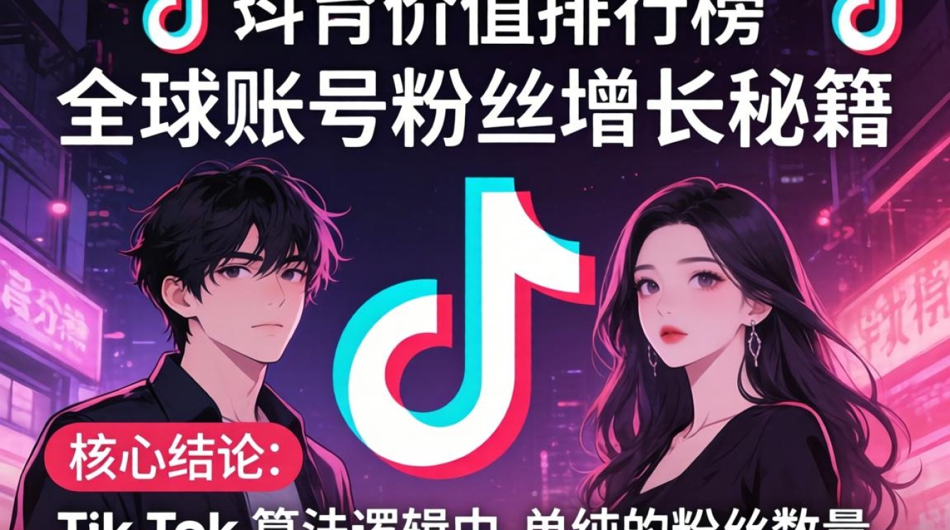 TikTok 价值排行榜 全球账号粉丝增长秘籍