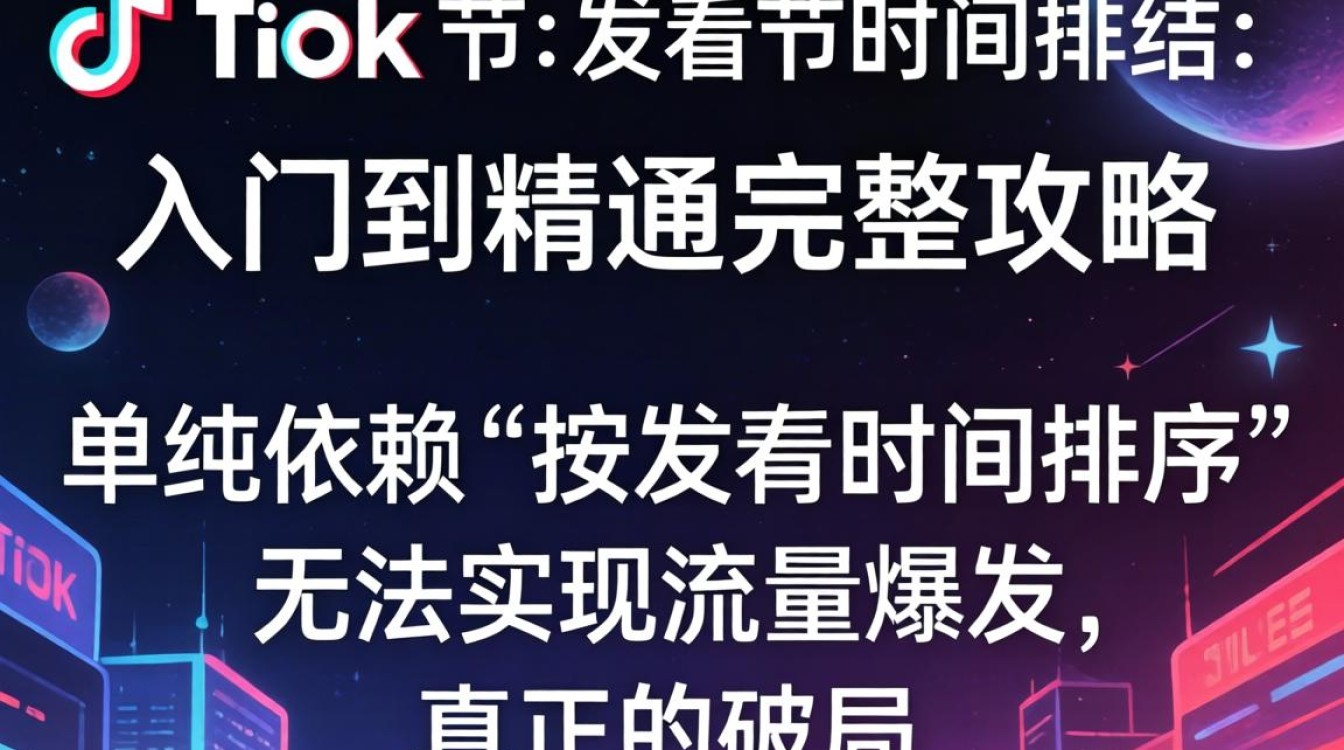 TikTok 按发布时间排序怎么弄