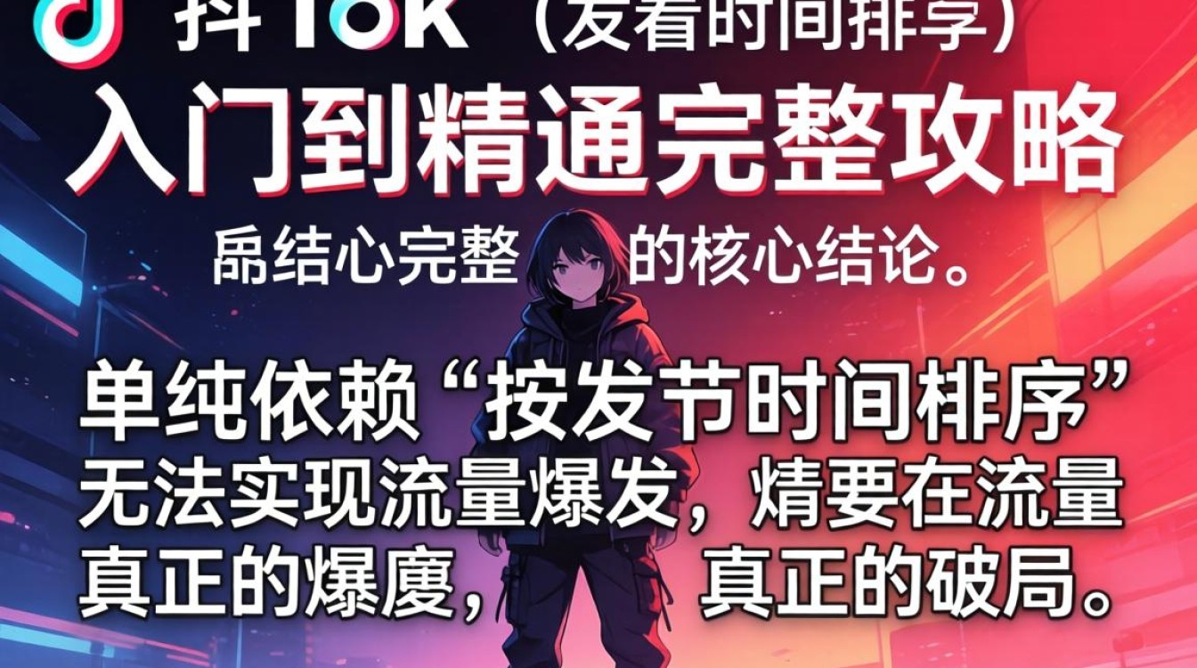 TikTok 按发布时间排序怎么弄
