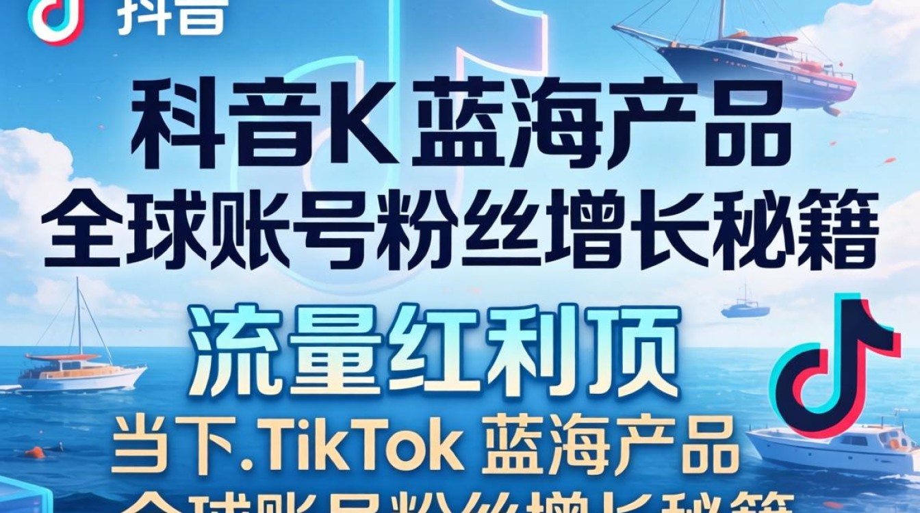 TikTok 蓝海产品 全球账号粉丝增长秘籍