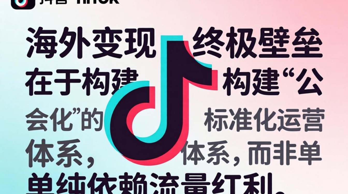 TikTok 抖音公会 PPT 海外市场变现技巧