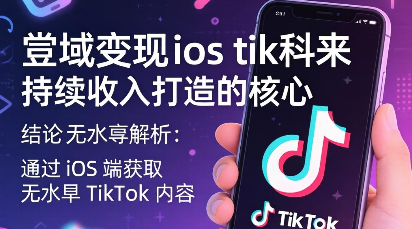 私域变现 ios tiktok无水印解析怎么做