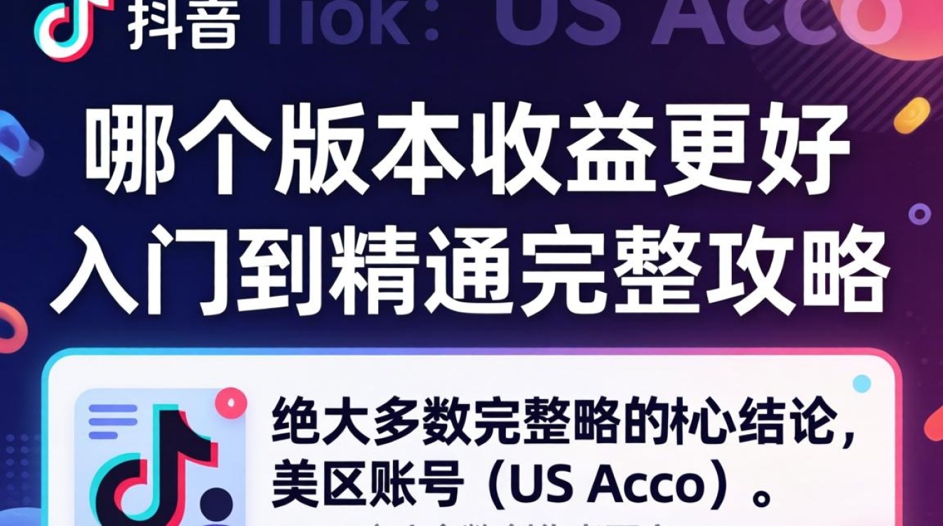 TikTok 哪个版本收益更好