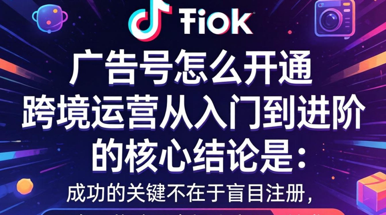 TikTok 广告号开通条件及流程详解
