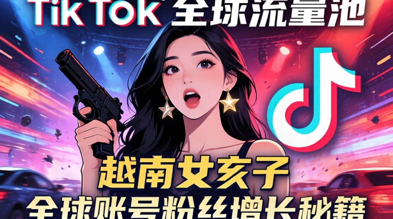 TikTok 越南女孩子 全球账号粉丝增长秘籍