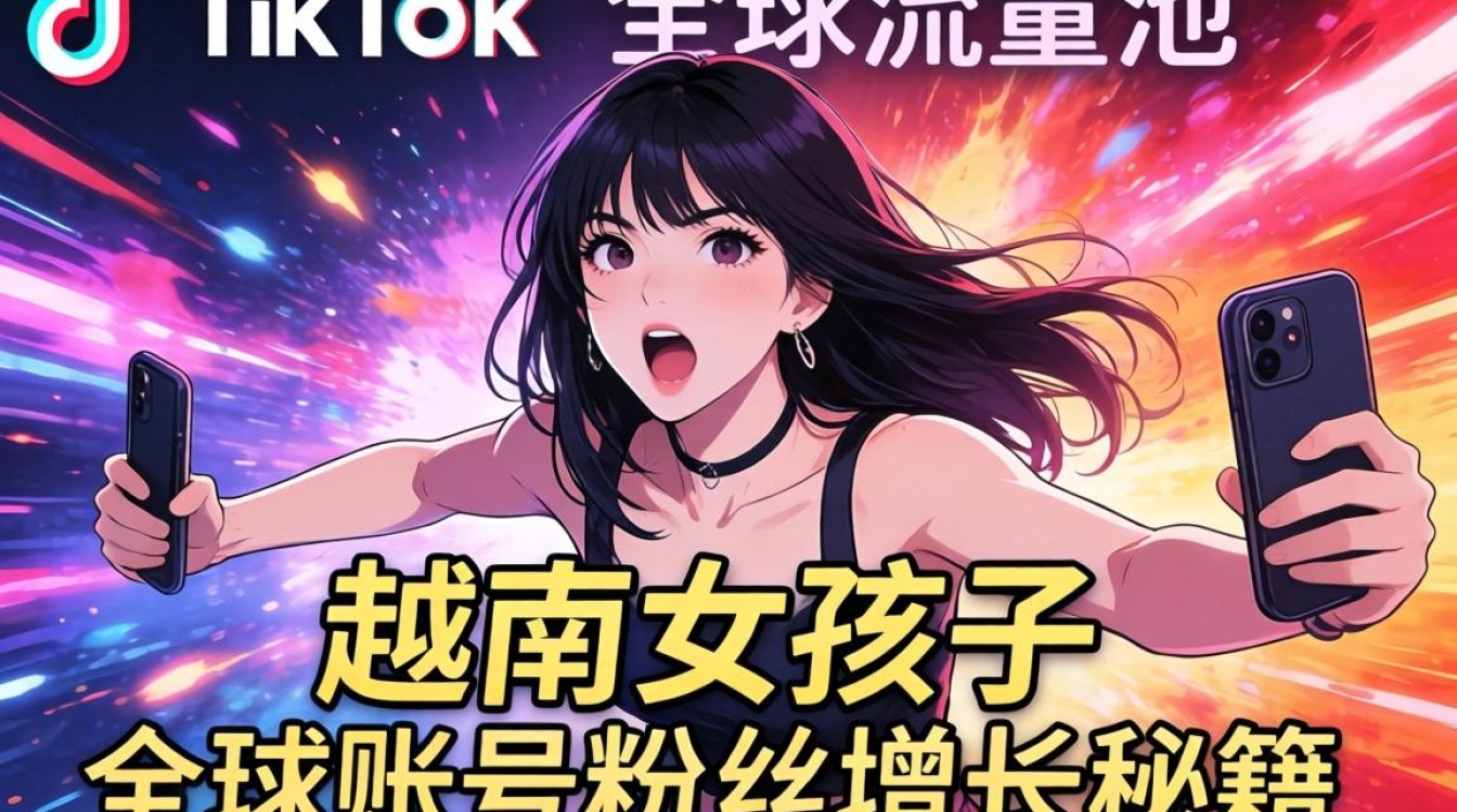 TikTok 越南女孩子 全球账号粉丝增长秘籍