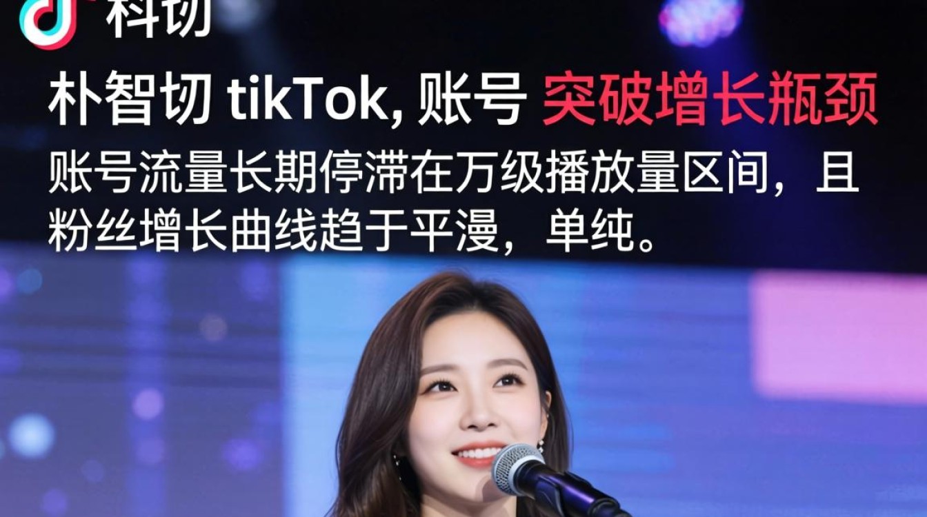高级运营朴智妍tiktok账号突破增长瓶颈