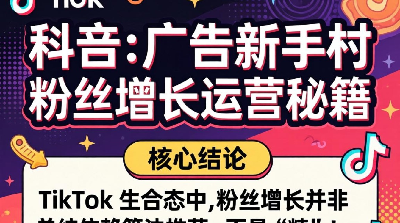 TikTok 广告新手村粉丝增长运营秘籍
