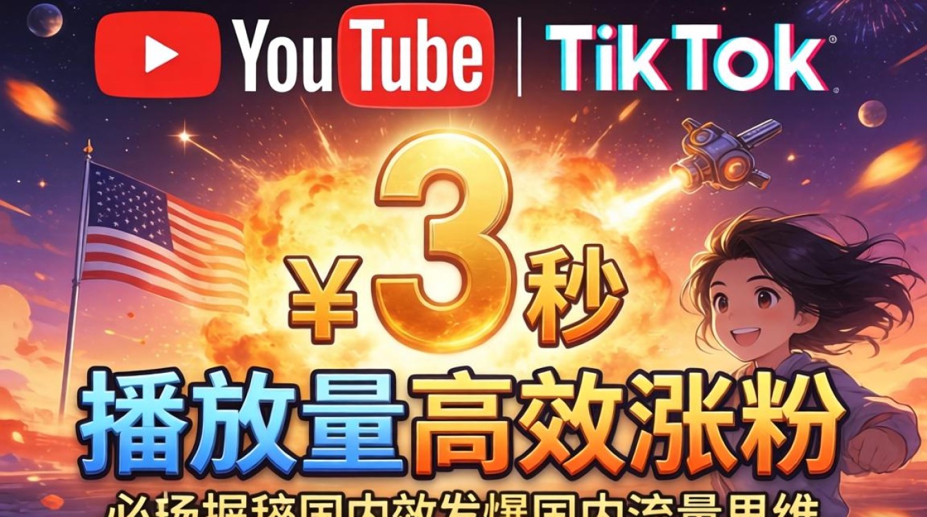 YouTube 美国 TikTok 播放量最高怎么涨粉