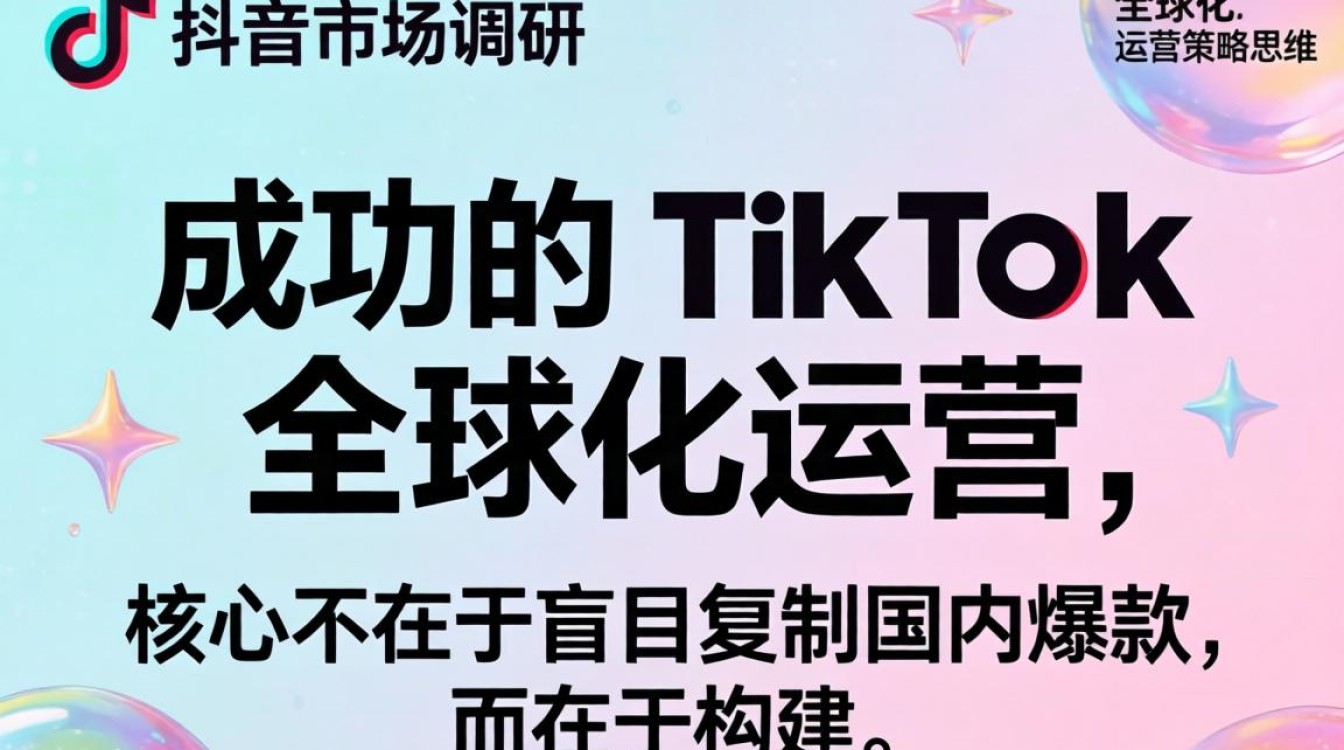 TikTok 全球化运营策略思维