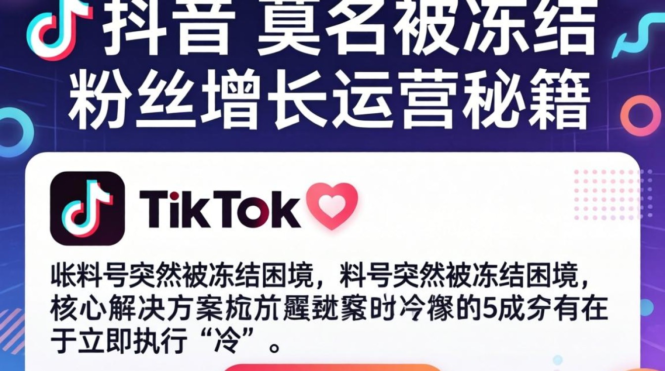 TikTok 账号冻结原因及粉丝增长运营秘籍