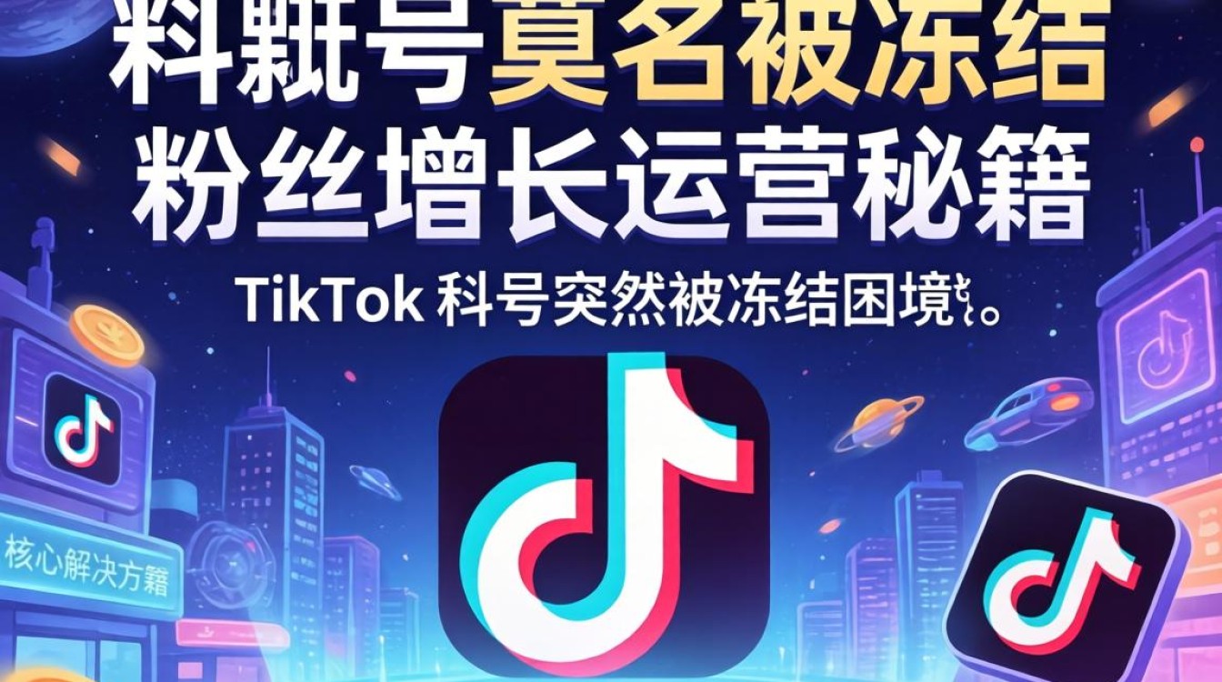 TikTok 账号冻结原因及粉丝增长运营秘籍
