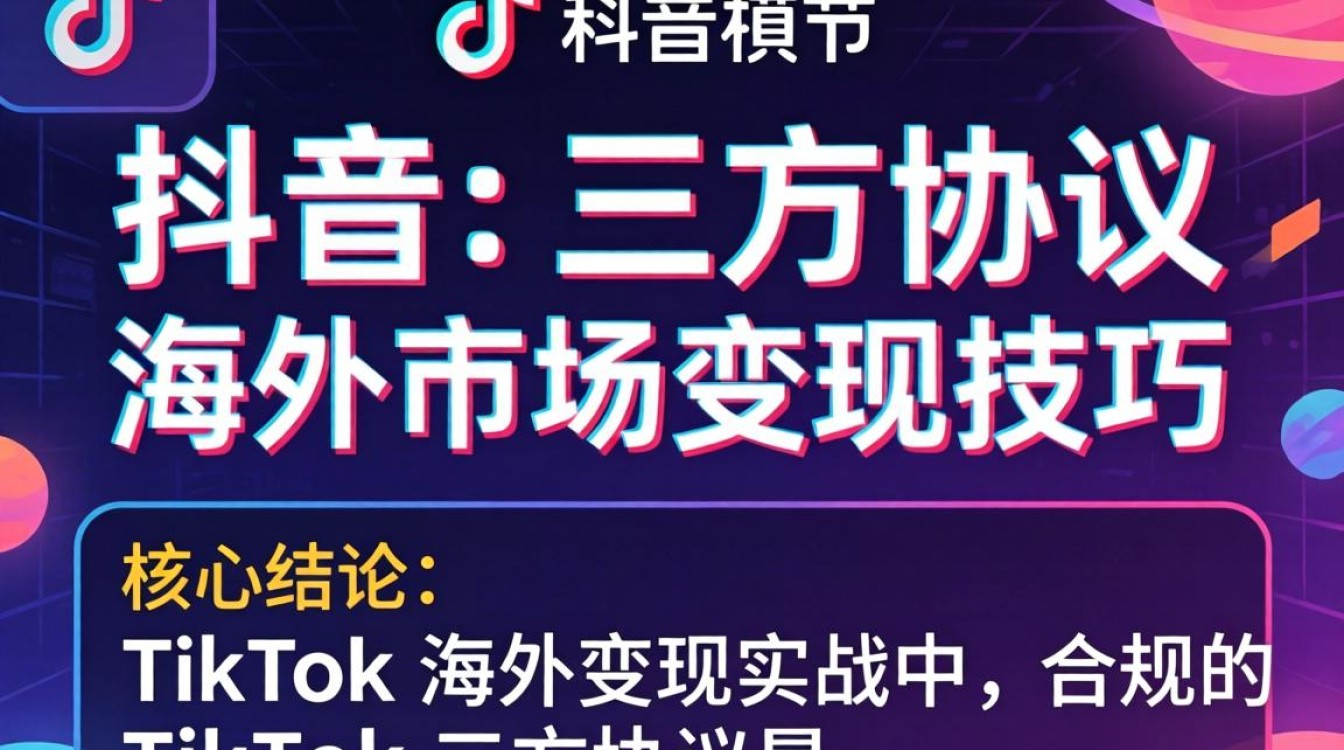 TikTok 三方协议怎么签