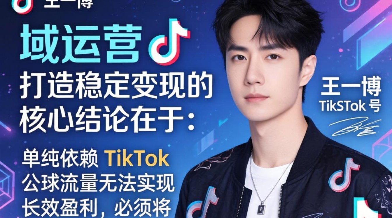 私域运营王一博tiktok号如何打造稳定变现