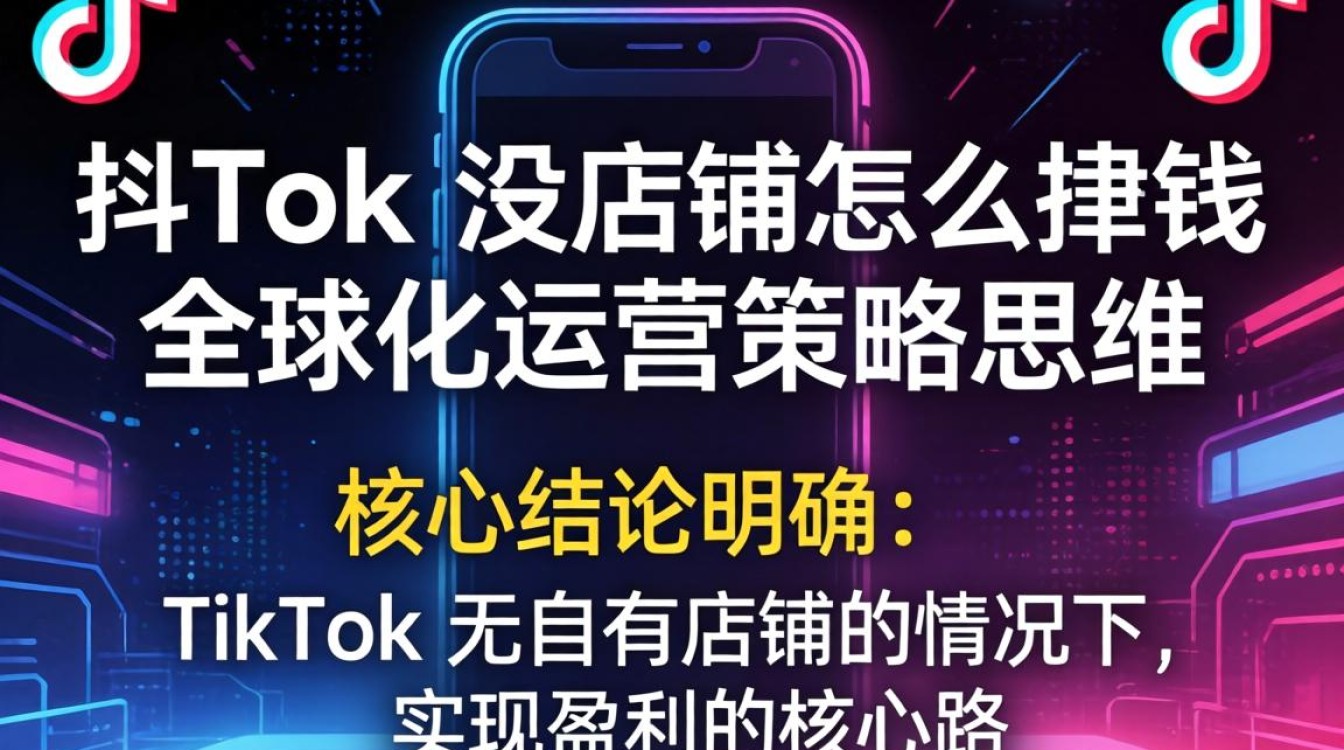 TikTok 没店铺怎么挣钱