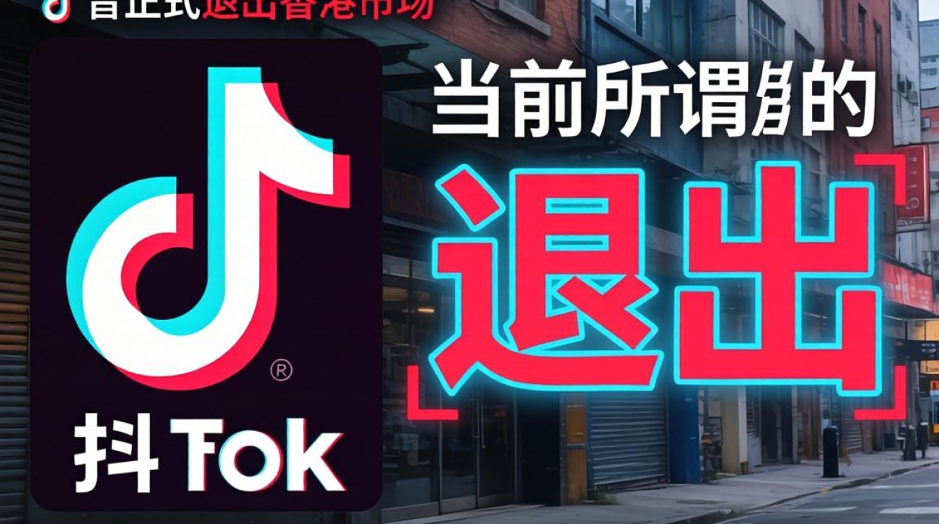 抖音为什么TikTok退出香港
