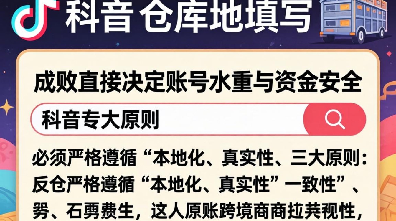 TikTok 仓库地址怎么填写