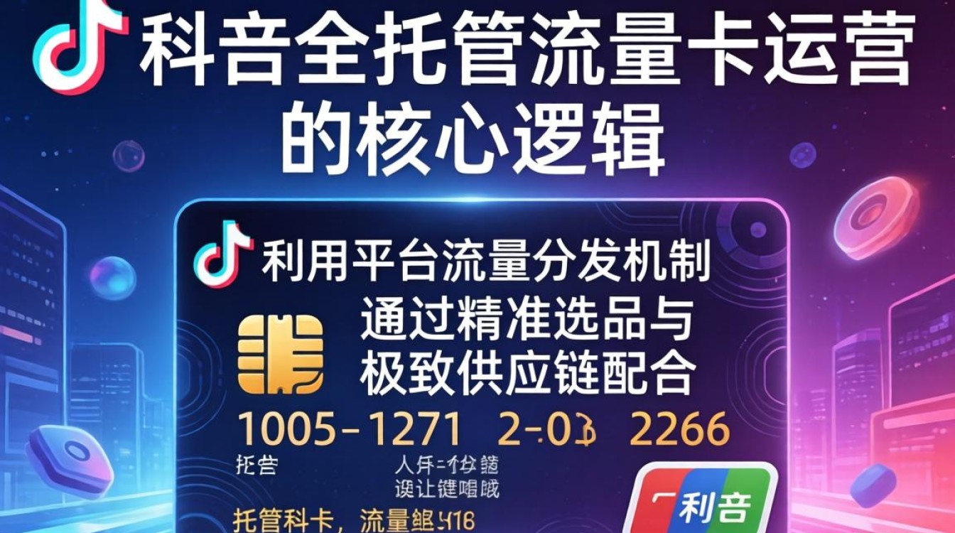 TikTok 全托管流量卡 运营实操教程