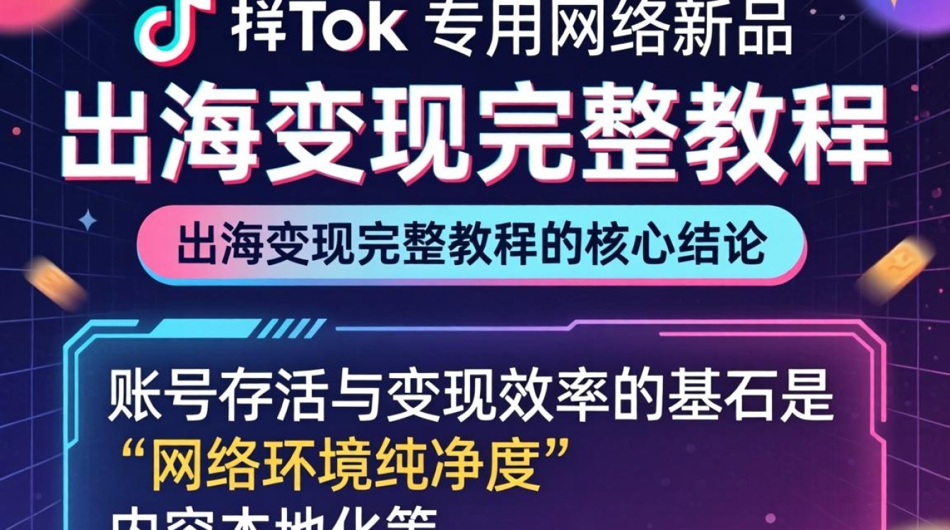TikTok 专用网络新品出海变现完整教程