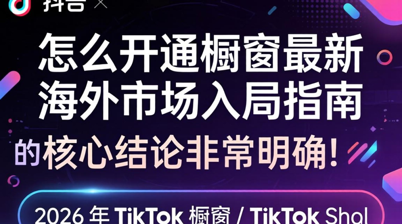 TikTok 开通橱窗流程及海外市场入局指南
