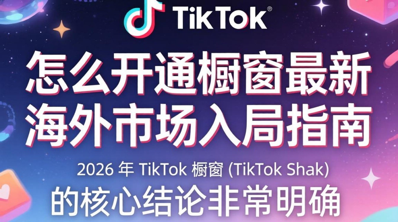 TikTok 开通橱窗流程及海外市场入局指南