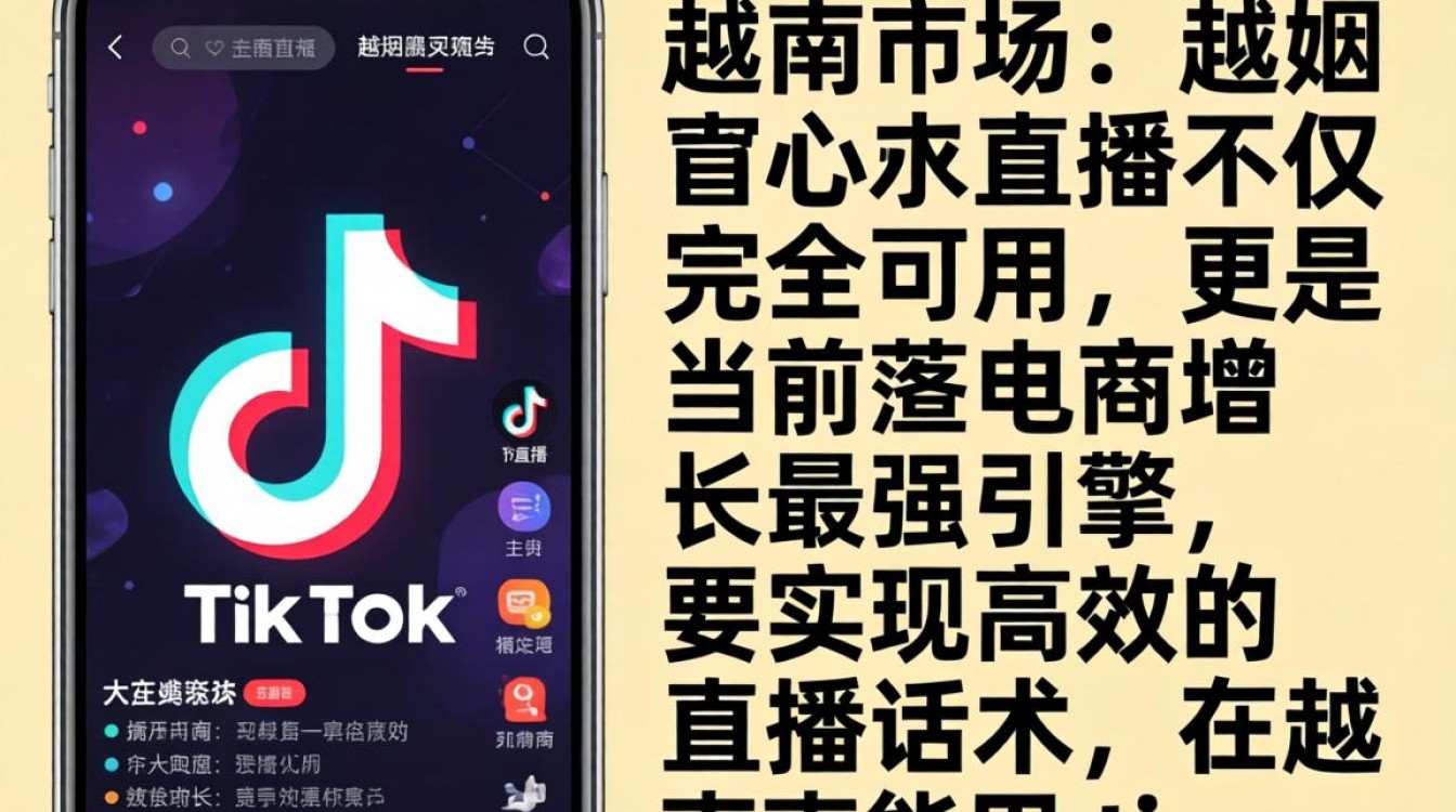 直播话术在越南能用 TikTok 吗
