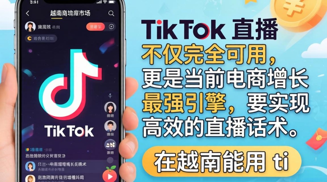 直播话术在越南能用 TikTok 吗