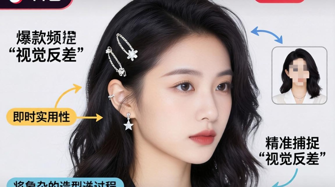 TikTok 头发造型爆品内容创作技巧