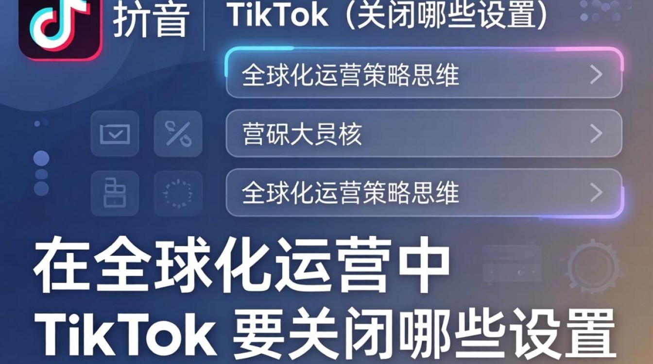 关闭哪些设置能优化全球化运营策略