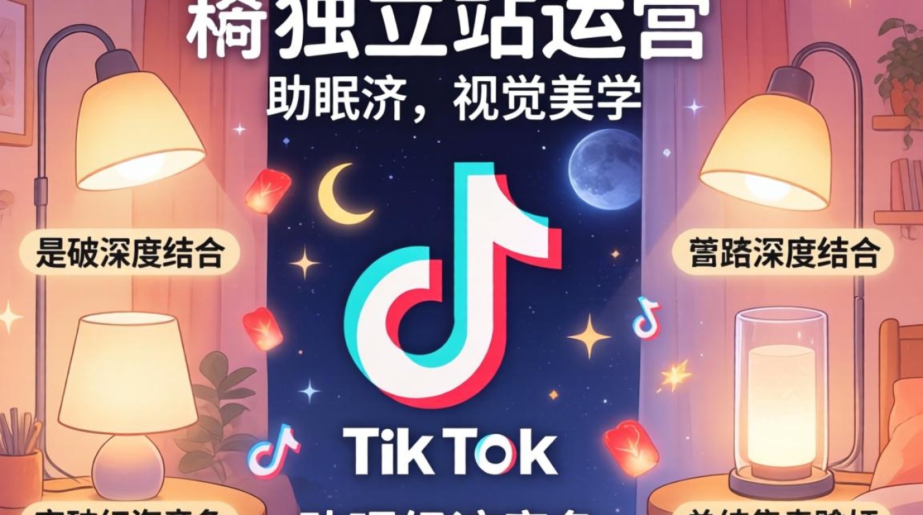 TikTok 灯光视觉助眠独立站建站海外电商指南