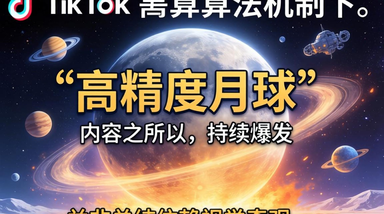 TikTok 评论高精度月球怎么火