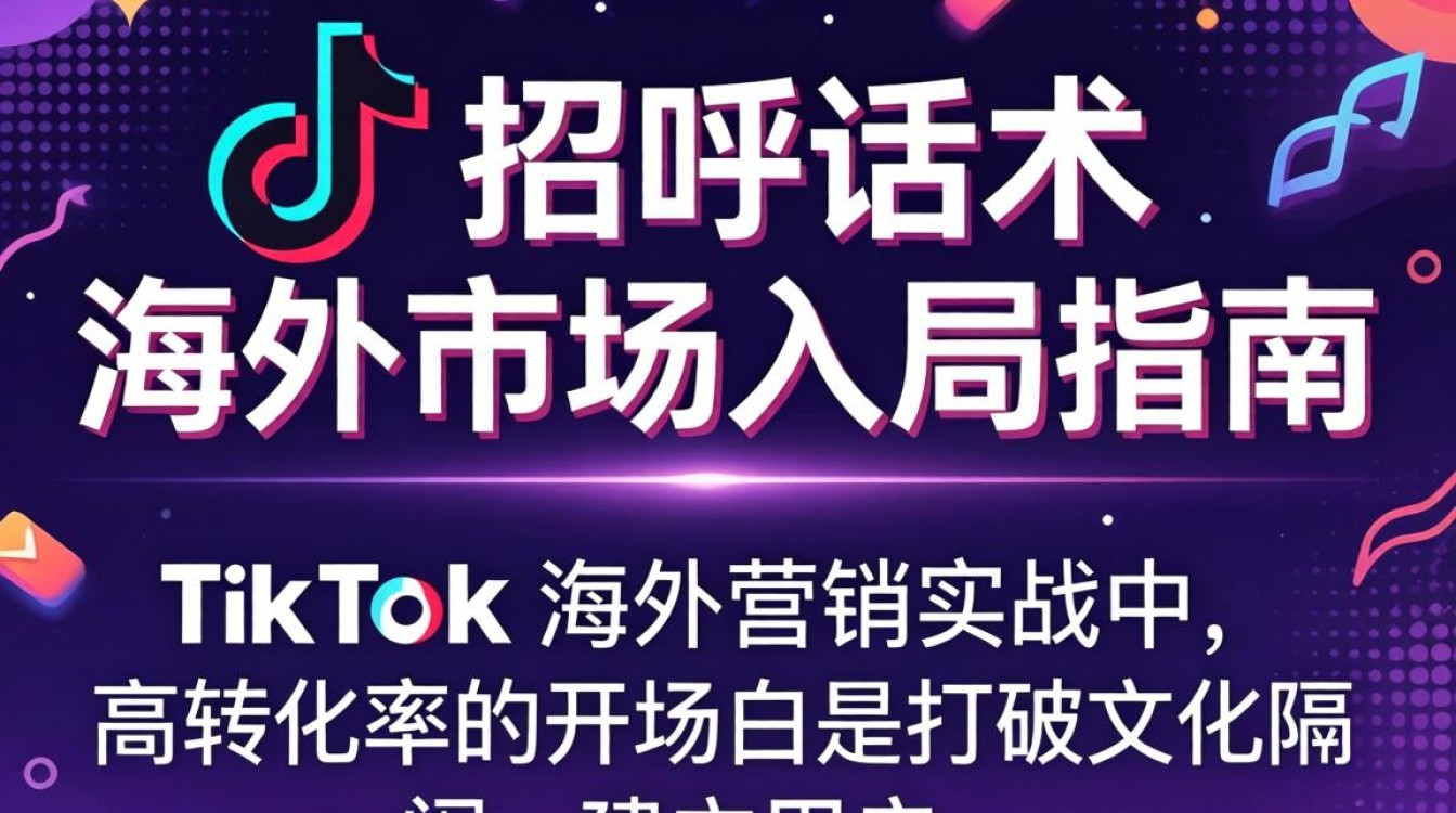 TikTok 打招呼话术 海外市场入局指南