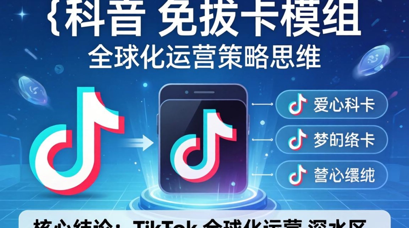 TikTok 免拔卡模组全球运营策略