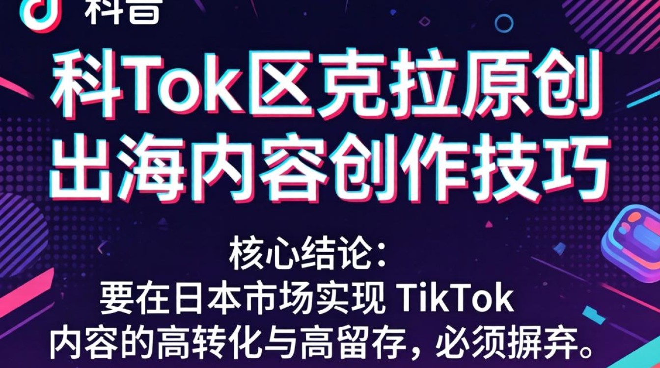 TikTok 日区克拉原创怎么做