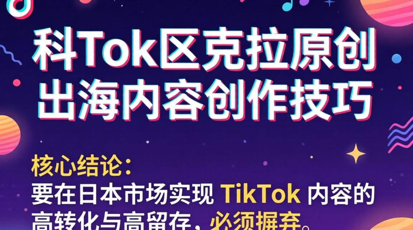 TikTok 日区克拉原创怎么做