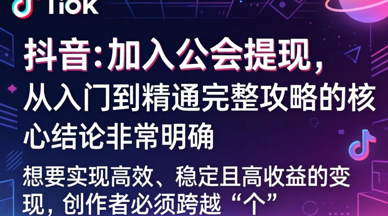 TikTok 加入公会提现从入门到精通完整攻略