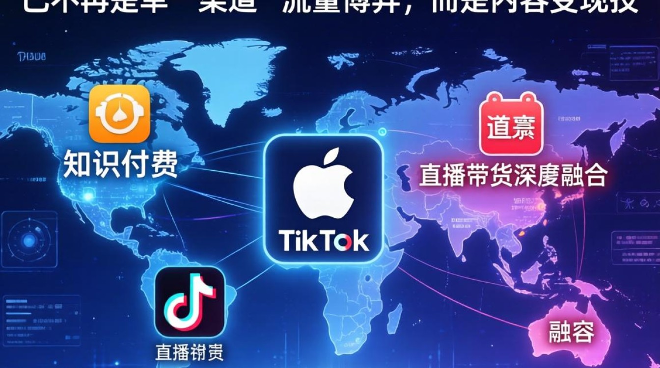 知识付费苹果 TikTok 直播带货怎么变现