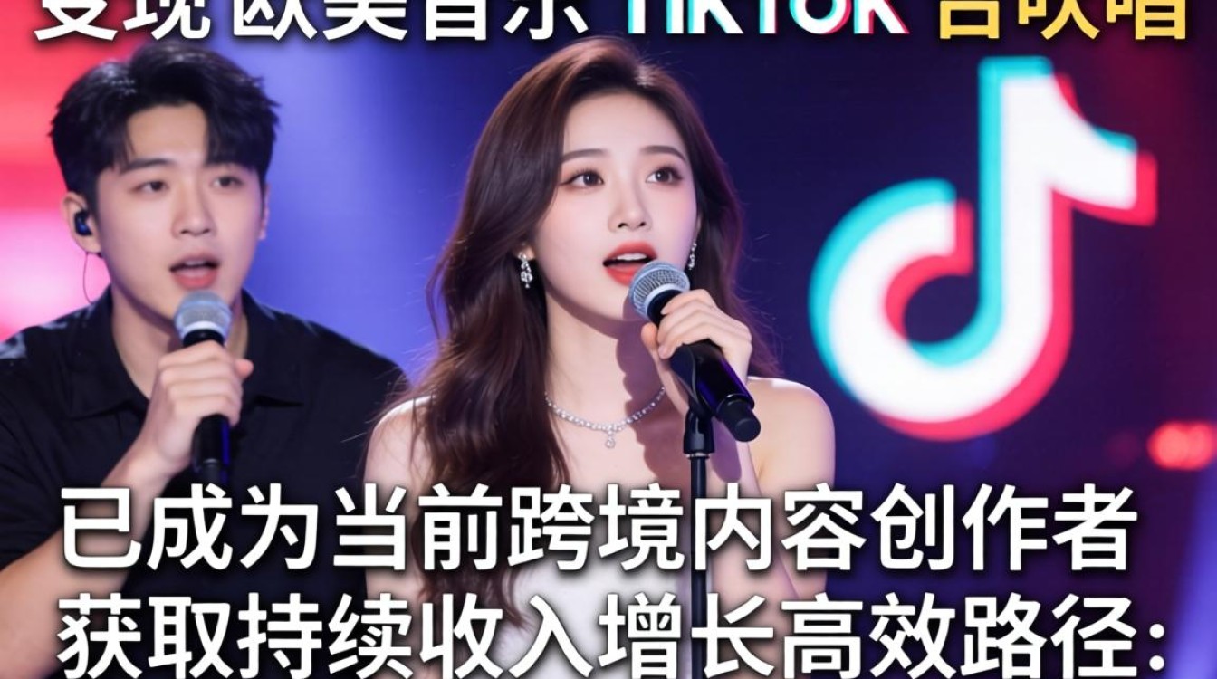 直播变现欧美音乐TikTok合唱怎么持续收入增长