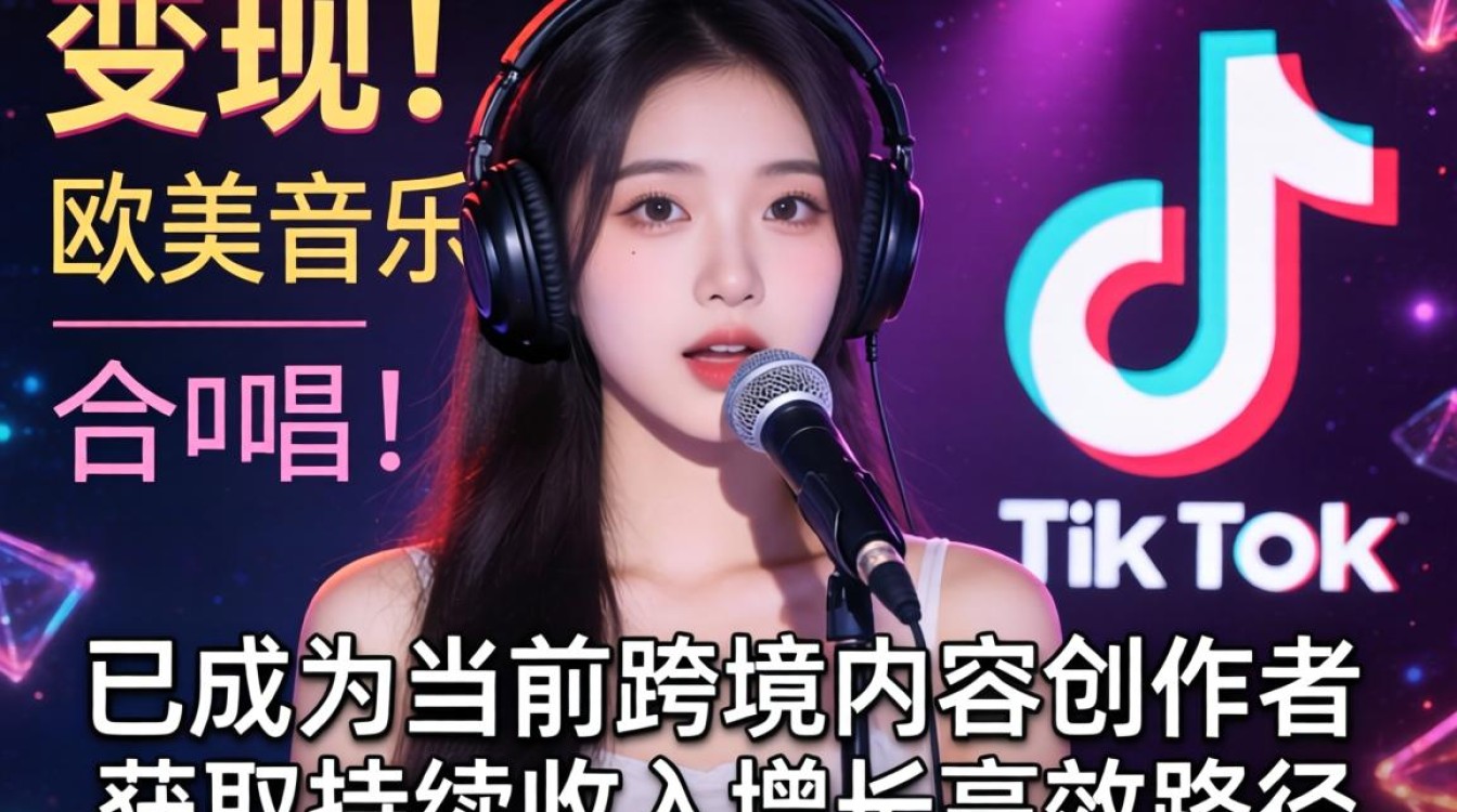 直播变现欧美音乐TikTok合唱怎么持续收入增长
