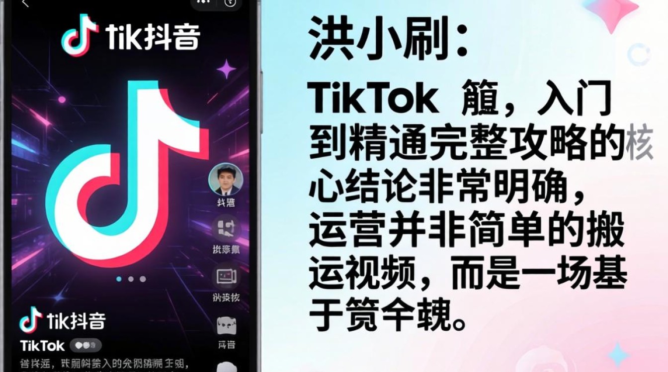 抖音洪小刷的tiktok从入门到精通完整攻略