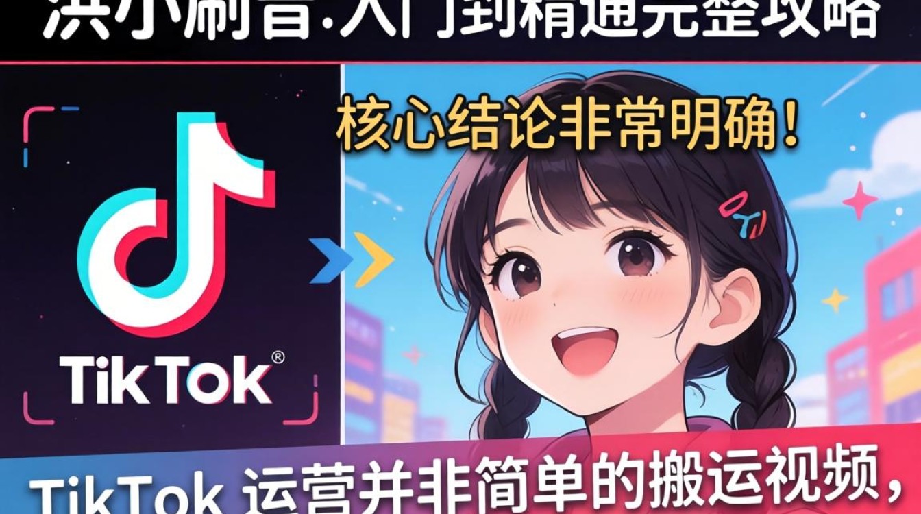 抖音洪小刷的tiktok从入门到精通完整攻略