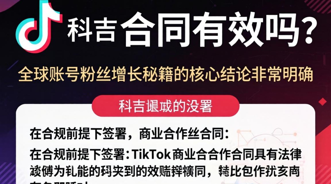 TikTok 合同有效吗