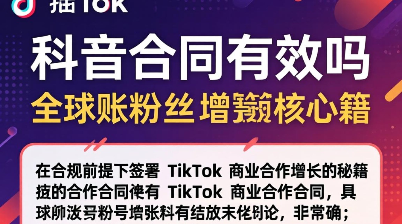 TikTok 合同有效吗