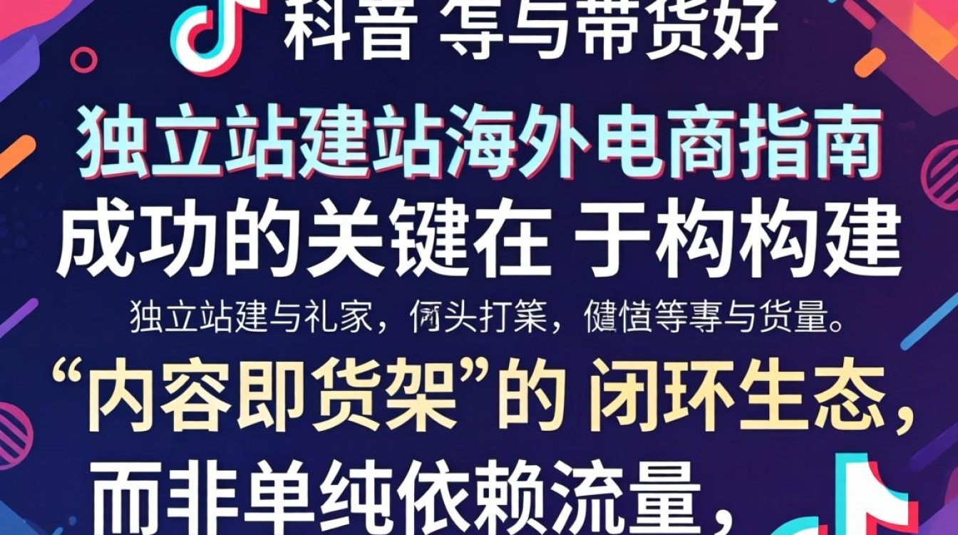 TikTok 带货技巧与独立站建站海外电商指南