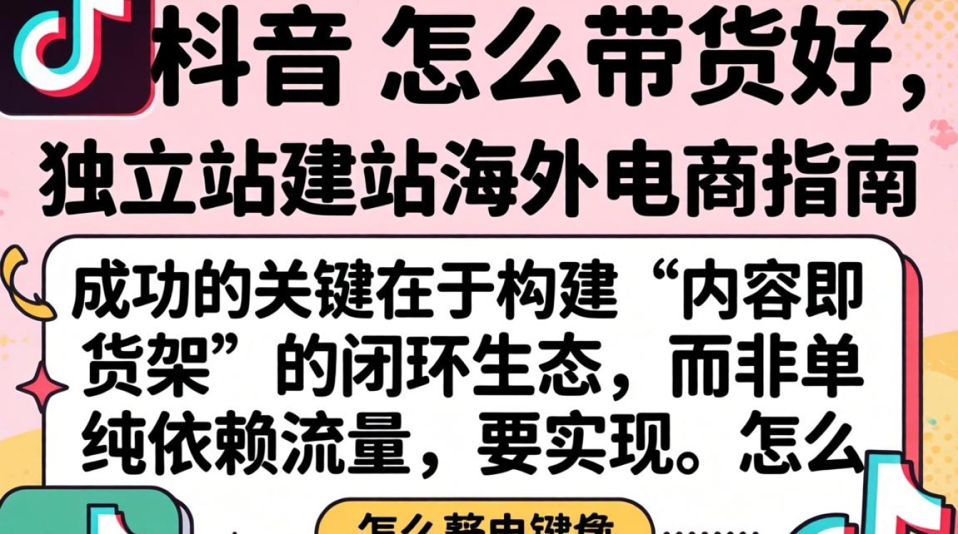 TikTok 带货技巧与独立站建站海外电商指南