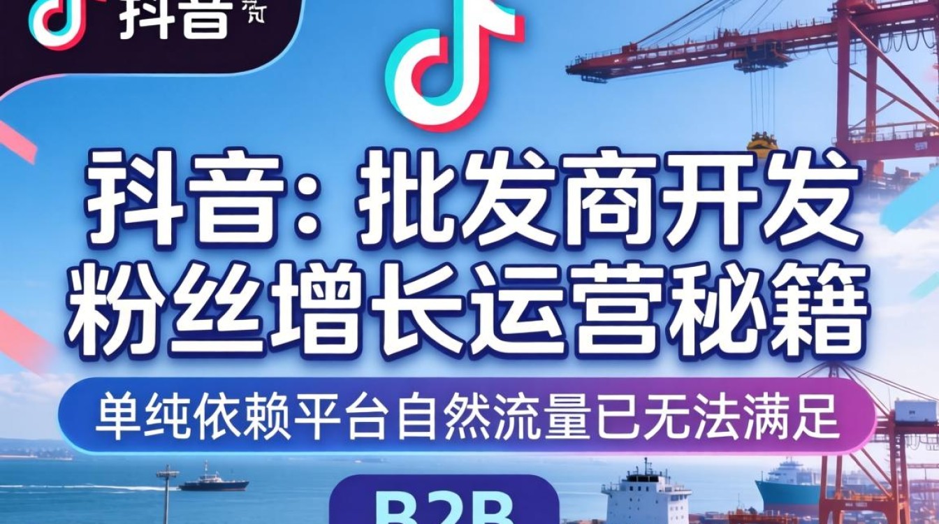 TikTok 批发商开发 粉丝增长运营秘籍