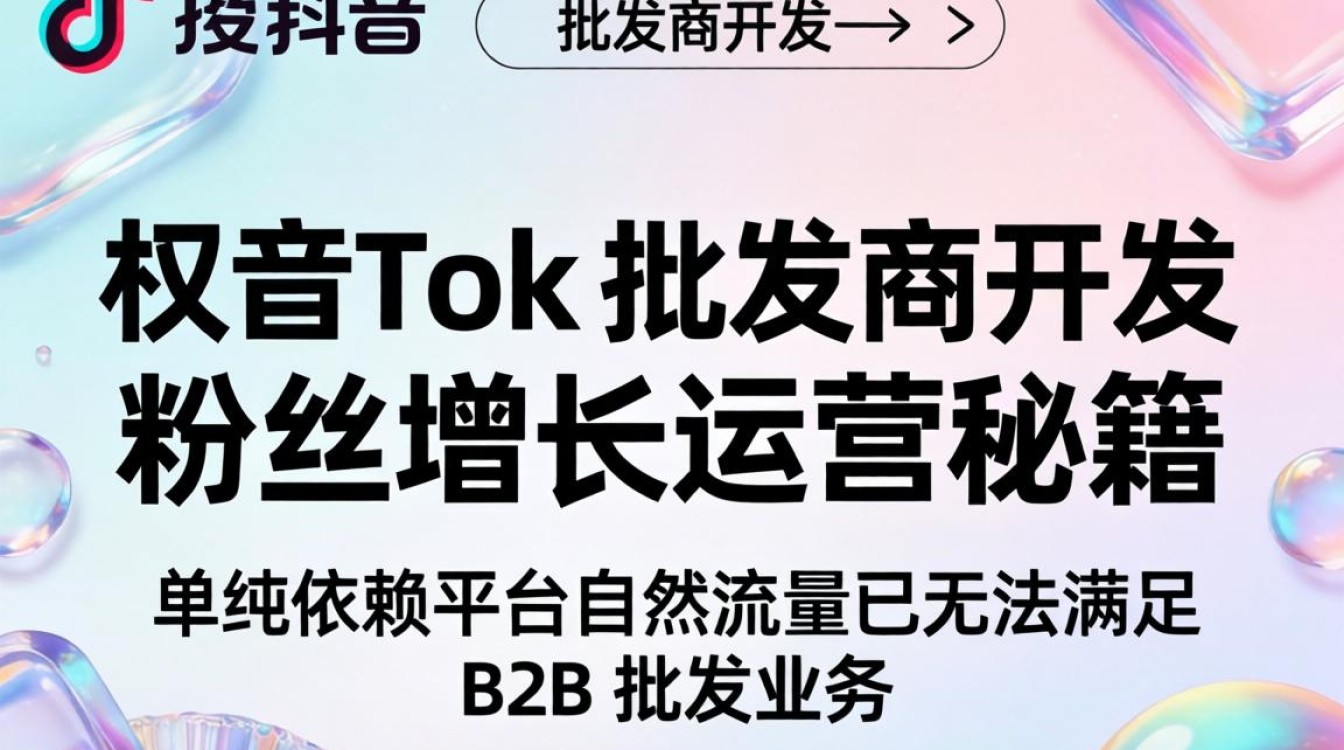 TikTok 批发商开发 粉丝增长运营秘籍